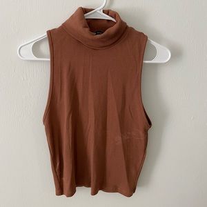 Zara mauve tank turtle neck